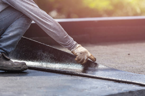 Professional Vapor Barrier Installation technician working in Dresden, NY